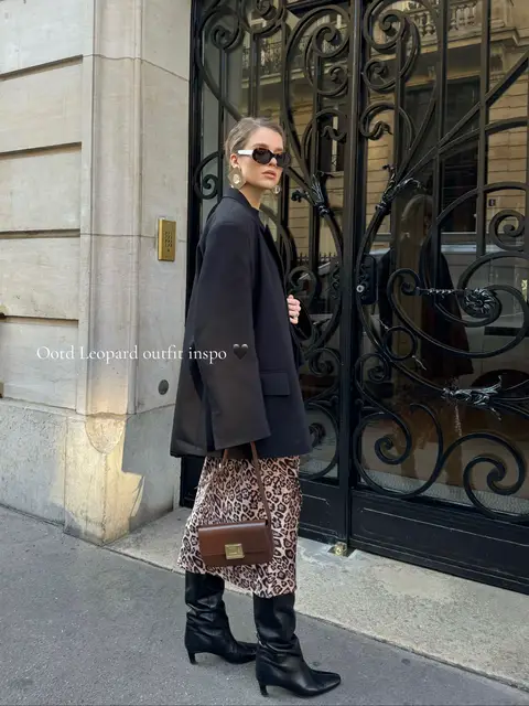 #OOTD Больше в тг: sophistiqué 🖤 #leopardoutfit 