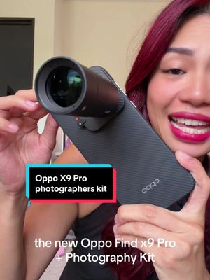 lol we have the #oppox9pro photographers kit!! #isadoestech 