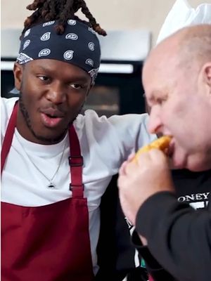 Battle of the Fish and Chips 🐟 #bosh #bigjohn #foryou #sidemen #fishandchips 