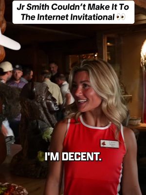JR Smith was a late scratch to the @The Internet Invitational so @Dave Portnoy found @Lacey Snell as a replacement 👀