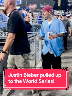 Bieberception 😉 #MLB #WorldSeries #JustinBieber #MLBPostseason #BlueJays 
