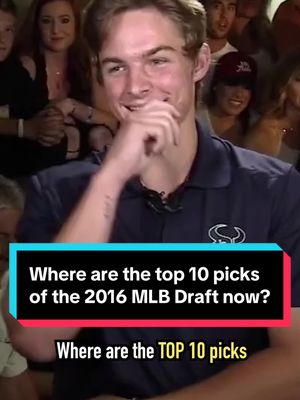 Where are the top 10 picks of the 2016 MLB Draft now? ##MLB##minorleaguebaseball##mlbdraft##sportstiktok##wherearetheynow