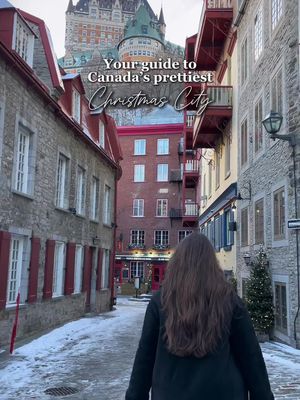 Book that Christmas trip 🎄❄️🏰 Here’s your guide for the perfect Canadian winter getaway to Quebec City! 🚂 Get the @viarailcanada train and stay in Old Quebec 🍲 Grab lunch at the oldest house in Quebec — Aux Anciens Canadiens ❄️ Explore @quebeccite and visit the @mnaq.ca  🏛️ Catch the funiculaire down to Petit-Champlain and explore 🛷 Go on the Dufferin Terrace Toboggan Slide @au1884  ⚔️ Book a tour of the Citadelle de Quebec 🏰 Go on a tour of the @fairmontfrontenac  🥐 Grab a sweet treat and a hot chocolate from @paillard.cafeboulangerie  ❄️ SAVE this for your trip to Quebec City and SHARE with a friend ❄️ #quebectrip #quebeccity #canadatravel #christmastravels 