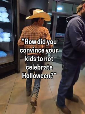 I didn't... When my kids asked about Halloween, we just talked through it together. I showed them that many witches, spirits, fear, death surrounded the celebration.  Then we looked at what God says about not copying the practices of people who worship in those ways.  I prayed about it and I prayed with them about it.  So they honestly stopped wanting ANYTHING to do with it. They think its gross and dont want anything to do with it.  Here are a few of the scriptures studied... keep in mind, don't just read when scripture read the context and actually study.  Leviticus 18:3 — “You must not do as they do… do not follow their practices.”  Deuteronomy 12:30-31 — “Do not inquire about their gods, saying, ‘How do these nations worship?’ You must not worship the Lord your God in their way.”  Ephesians 5:11 — “Have nothing to do with the deeds of darkness…”  Philippians 4:8 — “Whatever is pure and lovely… think on these things.”  ✨️✨️✨️Romans 14:23 “But whoever has doubts is condemned if they eat, because their eating is not from faith; and everything that does not come from faith is sin.”  For us it’s a conviction issue. Romans 14:23 makes it clear that if the Spirit convicts you and you do it anyway, it becomes sin.  Even if people debate the origins, what Halloween celebrates today is darkness, fear, witchcraft, things Christ would not join in.  I’d just encourage anyone without conviction or kids who WANT to participate...to pray for sanctification and let Scripture shape their view.  We celebrate Biblical holidays in Biblical ways ✝️🥰 sooo thats also what they consider a celebration.  ✨️Read the verses in full with your kids and let the Word form their “why.” ❤️🙏🏼✝️