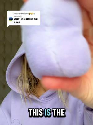 Replying to @tacobella🌮🌮 guys…can the stress ball truly pop? 😳 #anxiety #stress #hoodie #fidgettoys #stressballhoodie 