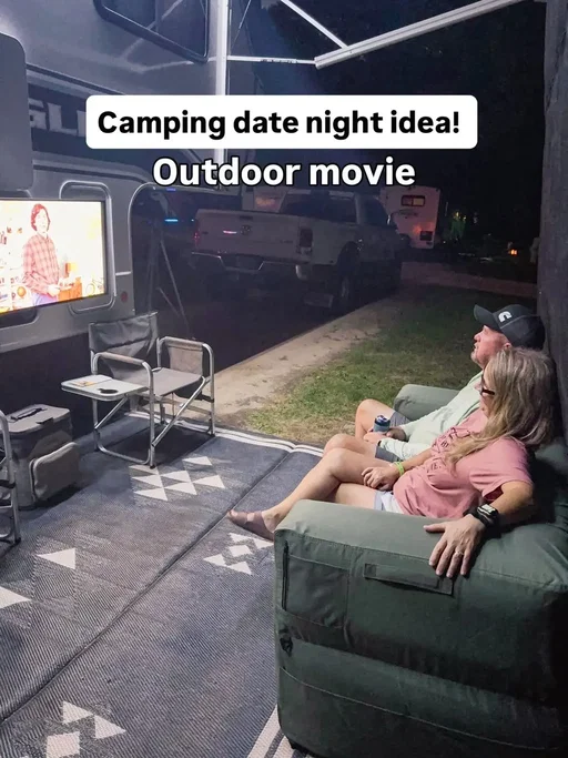 That one thing you never knew you needed, and now you can’t imagine your campsite without it! Check out the @getslouchy portable inflatable couch. |ad| I have always wanted a couch at the campsite to watch movies or just sit and relax around the campfire. But, they are all too big and heavy to carry around to each campsite. Now I can with the Slouch Couch. The best sure it has a rechargeable on board air pump. Just pull it out if the carry bag, push a button and it blows up in no time.  We’ve had so many compliments and so many asking questions about it since we got it. Use our code GILLSONWHEELS link in bio.  What would you use your @getslouchy Slouch Couch for?  #camping #campinggear #outdoorcouch #slouchcouch #rvlife   