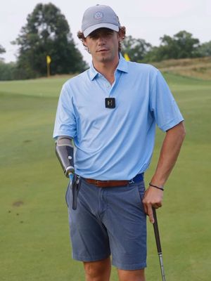 If you’re new here from the @The Internet Invitational here’s a little about me! . . Thanks for following along. We’re just getting started 😈 . . #adaptivegolfer #golf #internetinvitational #adaptiveathlete #prosthetics 