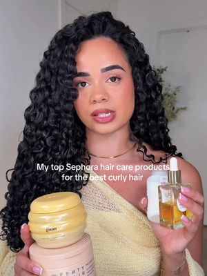 Curly hair Sephora sale recommendations ✨I promise you all of these are so good and worth the money - code: EVERYTHING for $$ off ad. @Gisou #curlyhair #sephorasale #hairproducts #naturalhaircare 