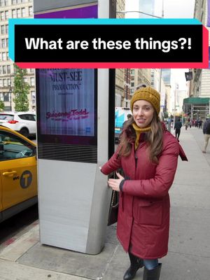 Many people have wondered what this is? I’m here to answer it for you! 🥰😱 #linknyc #nyctips #nychacks #LinkNYC #NYCTech                   