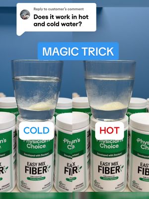 Yes, Easy Mix Fiber dissolves in both hot and cold drinks. It’s tasteless, with no clumps, no grit, and no sludge at the bottom of your glass. Each serving delivers 6 grams of prebiotic fiber from 2 clinically studied sources to support your: ✨ Gut health‡ ✨ Regularity‡ ✨ Digestion‡ ✨ Feelings of fullness‡* Just stir, sip, and forget it’s there. #easymixfiber #fiber #fibersupplement #fibertips #guttok      ‡These statements have not been evaluated by the Food and Drug Administration. This product is not intended to diagnose, treat, cure or prevent any disease. *When combined with a healthy diet and exercise routine
