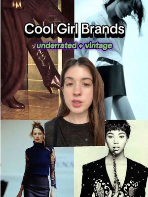 Underrated Vintage and Secondhand Cool Girl Brands #vintagefashion #vintagedesigner #secondhandfashion #secondhand #vintagefinds 