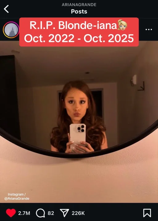 Ariana Grande is brunette again after 3 years #ArianaGrande #Wicked  