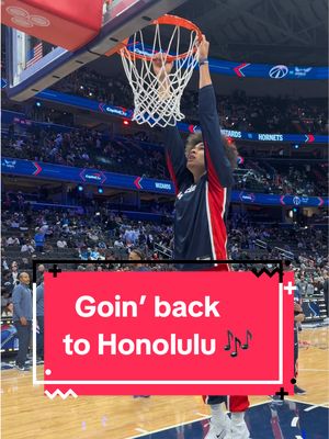 Y’all know the trend 😉 #honolulu #mauiwowie #basketball #washingtonwizards 