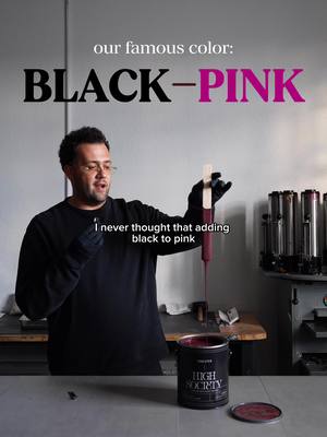 Our black-pink color: