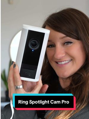 When I saw the @Ring Spotlight Cam Pro announced in NYC, I knew I needed it. Retinal 4K, radar-powered motion detection, full-color night vision, and Two-Way Talk, all in one sleek setup I installed myself ☺️ Check out ring.com to learn more! #ad 
