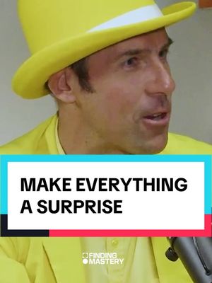 Make everything a surprise says Jesse Cole. If you’re going to do fireworks, don’t tell people. Make it a surprise.  You never know what’s going to happen when you come to the game. Counterintuitive in a world obsessed with marketing and advance notice.  But surprise creates magic that announced events can’t match. #psychology #marketing #business #baseball #fyp 