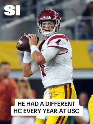 He had a different HC every year at USC 😳 #cfb #CollegeFootball #football 