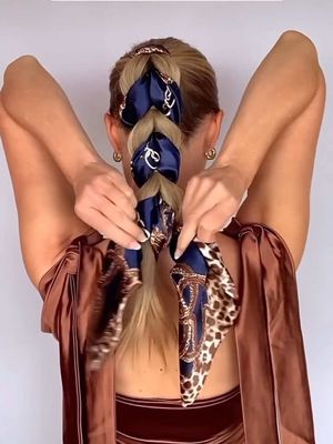 The cutest fall hairstyle inspo 🍂 insta: @hair_is_fun_