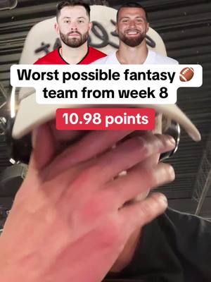 The worst possible fantasy football team from week 8 🏈❌ #fantasyfootball #nflfantasy #nflfantasyfootball 