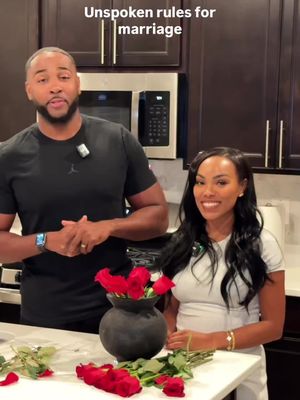 After 8 years of marriage here are a few of our unspoken rules for marriage 💪🏾 @Samantha 
