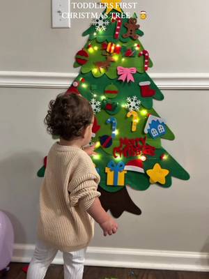 My toddlers LOVE this! Under $12 + FREE SHIPPING!!🎄🎅 #feltchristmastree #toddlerchristmastree #tiktokshopblackfriday #toddlermom #toddlerchristmas  Felt Christmas tree for toddlers  Christmas activities for toddlers 