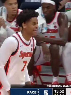 Kiyan got his Dome debut off to a good start 🎯 #cuse #syracuse #orange #basketball #collegebasketball @K I Y🥱 