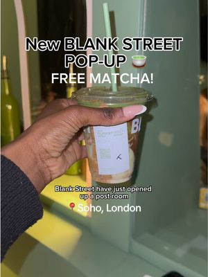 @Blank Street pop-up opens today at 12pm (29th Oct - 2nd Nov) 🍵🍵  📍: 59 Greek Street, Soho Square, W1D 3DZ.  ⏰: Opening hours in the video   Blank Street is romanticising life admin with The Blank Street Post Room - a pop-up post office that makes your to-do list feel a little less dull.  #londonpopup #blankstreet #matcha #marketingtiktok #london 