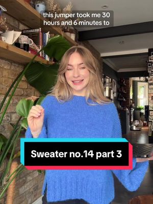 Obsessed with my new hand knit jumper! #sweaterno14 #myfavouritethingsknitwear #knitting 