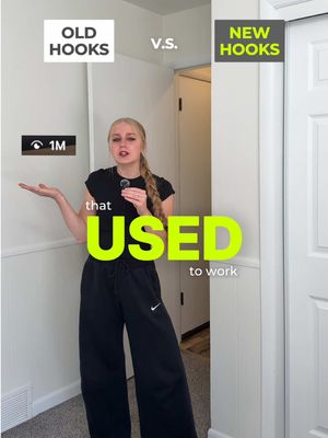Old Hooks vs. New Hooks  Follow for more social media marketing education! ✅