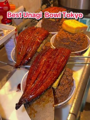 Trying the best Unagi bowl in Tokyo! 📍 izumo_ikebukuro , Tokyo Japan  #unagi #unagidon #japanesefood #tokyo #tokyofood 