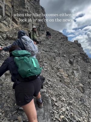 It's scramble or get scrambled #fyp #hiketok