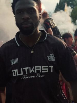 We’ve teamed up with @Outkast to create their first-ever official soccer / football jersey and it’s a beauty. Dropping on the 25th anniversary of Stankonia, the capsule imagines what Stankonia F.C. would look like: So Fresh. So Clean. Just like the city that birthed it. Before launch, we hit Atlanta for a proper premiere, linking up with @Atlanta United FC supporters and posting up at some of the city's most iconic spots. #fyp #outkast #stankonia #atlunited #football 