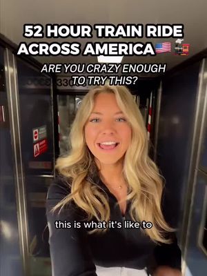 Ever American NEEDS to do this train trip at least once in their life🤯 #trainacrossamerica #californiazephyr 