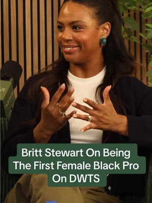 @Britt Stewart reflects on her journey in dance and what it means to her to be the first Black female pro on DWTS. Listen and watch now! 🎙️💛 @Tay Lautner  #thesqueezepodcast #MentalHealth #dwts #brittstewart 