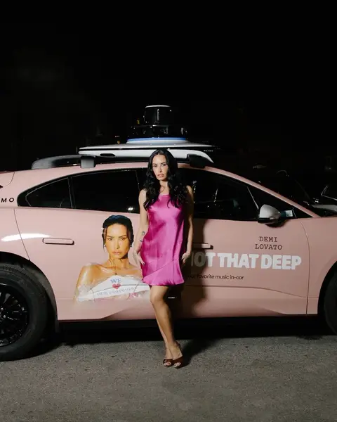 We wanna go anywhere with @Demi Lovato. Streaming #ItsNotThatDeep on repeat. 🔁 Photo Credit - Paris Mumpower