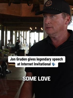 Jon Gruden just got everyone fired up at the @The Internet Invitational 🗣️ 