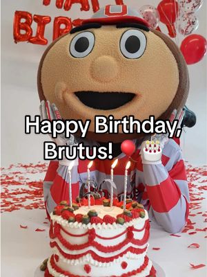 Happy 60th birthday to the 🐐, @Brutus Buckeye! 🌰🎂