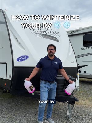 real ones winterize before the first freeze hits 🛠❄️ #rvtok #rvlife 