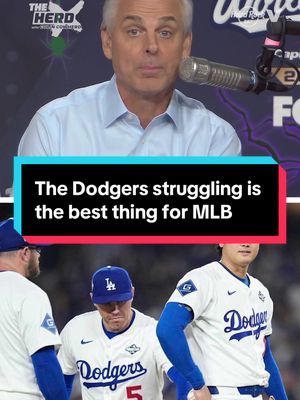 The Dodgers struggling is the best thing for baseball #MLB #sports #baseball 