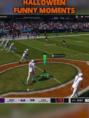 Halloween Funny Moments in Madden 26🎃 #madden26 #gaming #madden #thegoosetv #fyp 
