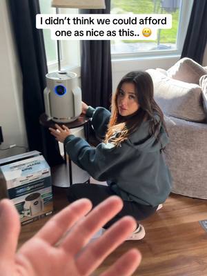 She actually got a really good deal with that extra $80 off on this Shark NeverChange Air Purifier #airpurifier #sharkairpurifier #sharkneverchange #allergies #allergyrelief 
