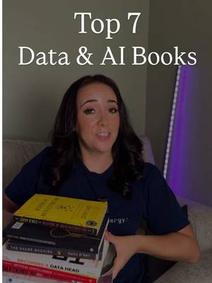 My fave data and AI books ⬇️  🏷️ Save these for later! 1️⃣ Weapons of Math Destruction by Cathy O’Neil 2️⃣ Storytelling with Data by Cole Nussbaumer Knaflic 3️⃣ Becoming a Data Head by Alex J. Gutman & Jordan Goldmeier 4️⃣ Susie’s School Bus Solution by Kristen Kehrer 5️⃣ Artificial Unintelligence by Meredith Broussard 6️⃣ Unmasking AI by Joy Buolamwini 7️⃣ The Shame Machine by Cathy O’Neil #data #ai #datascience #books 