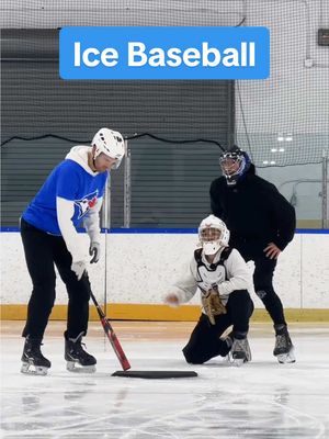 Biceball 🧊⚾️🧢 #baseball #MLB #IceSkating #robworling14 #WorldSeries 