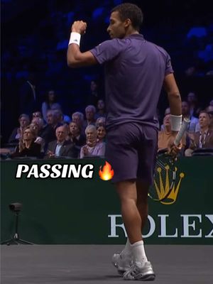 Got to love a good passing shot🙌🏽🔥 🎥: @Rolex Paris Masters 