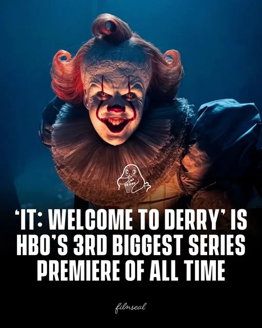 The series It: Welcome to Derry premiered on HBO on October 26, 2025 and drew approximately 5.7M viewers across the first three days on HBO and HBO Max combined.  This makes it the third biggest series premiere in HBO’s history. #FilmSeal #film #movie #cinema #tv     
