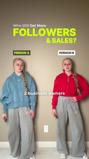 Who Will Get More Followers & Sales? 📈💵 Follow for more social media marketing education ✅