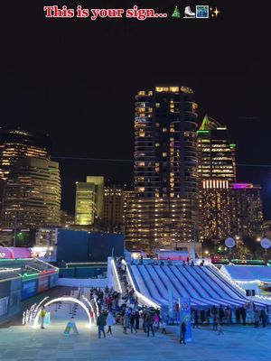 Open November 26th-January 4th at Truist Field in Uptown Charlotte! Tickets at CharlotteKnights.com! #fyp #foryou #christmas #charlotte #charlottenc #holidays #IceSkating #snowtubbing #holidayactivities 
