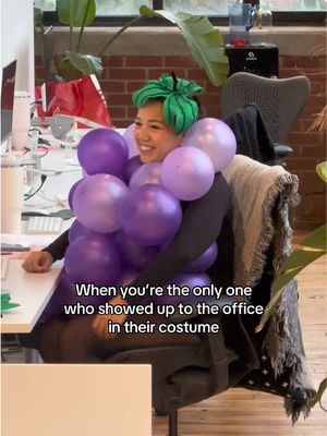 We promise we’re changing at lunch! 😅🎃 #halloween #officehumor #costumecontest #agencylife 