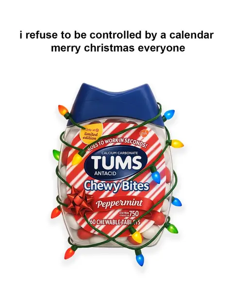 happy holidays y'all… jk defrosting until i’m available in December @ Target