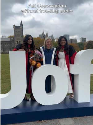 Moments from Fall Convocation at #UofT 🍂 #UofTGrad25 without trending audio